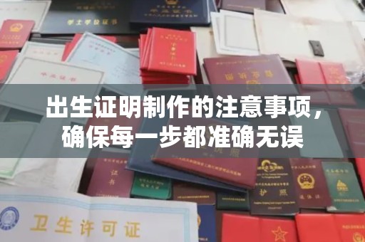 尖石出生证明制作的注意事项，确保每一步都准确无误